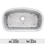 DiMonte W-330 Sink Grid (Fits Sink M-330) - Mr. Stone, LLC