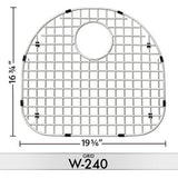 DiMonte W-240 Sink Grid (Fits Sink M-249) - Mr. Stone, LLC