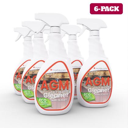 AGM Granite and Marble Countertop Cleaner 6-Pack - Mr. Stone, LLC